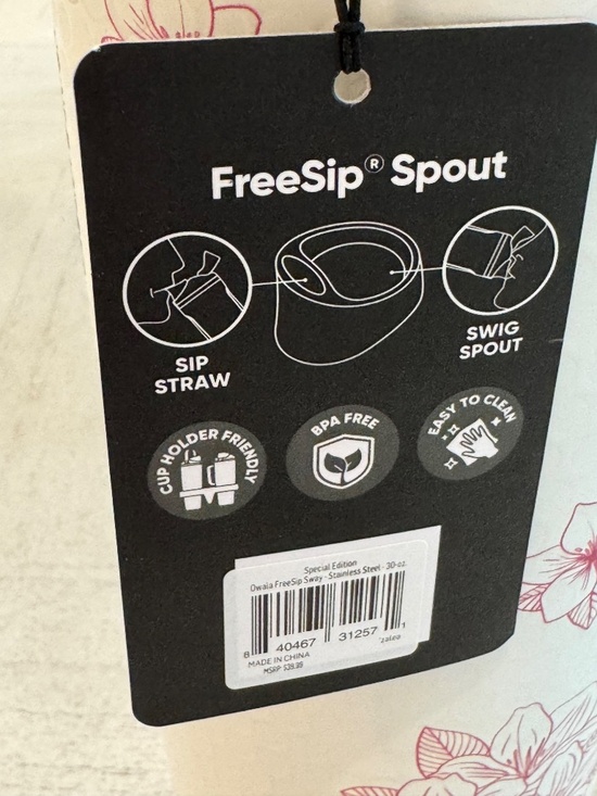 OWALA The “Azalea 13” Masters Limited  Edition 30oz FreeSip Water Bottle NWT - Picture 11 of 13